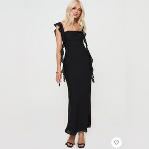 Elegant Black Evening Dress - PRINCESS POLLY